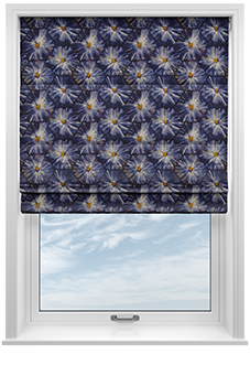 Honeycomb, Navy - Roman Blind